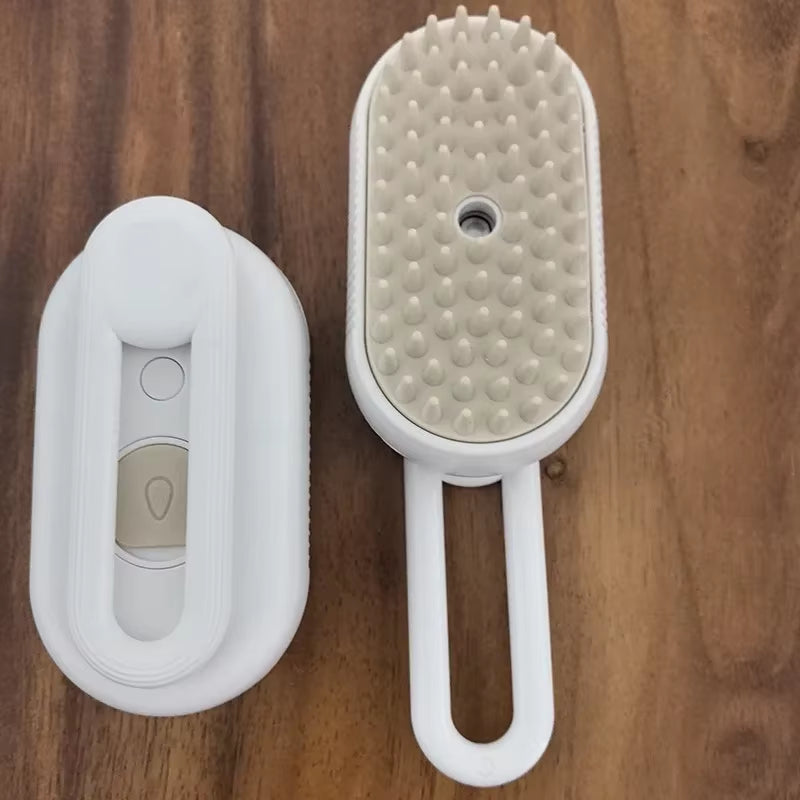 3-In-1 Steam Brush Steam Cat Comb Water Pet Brush Electric Spray Hair Brush Cat Massage Comb Hair Comb