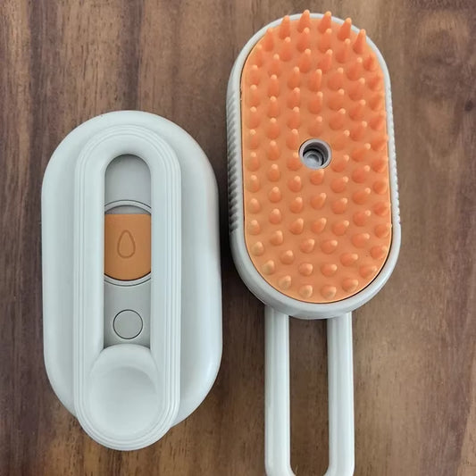 3-In-1 Steam Brush Steam Cat Comb Water Pet Brush Electric Spray Hair Brush Cat Massage Comb Hair Comb